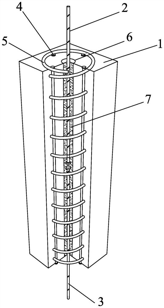 Steel bar butt joint connecting structure and method based on corrugated pipe slurry anchor