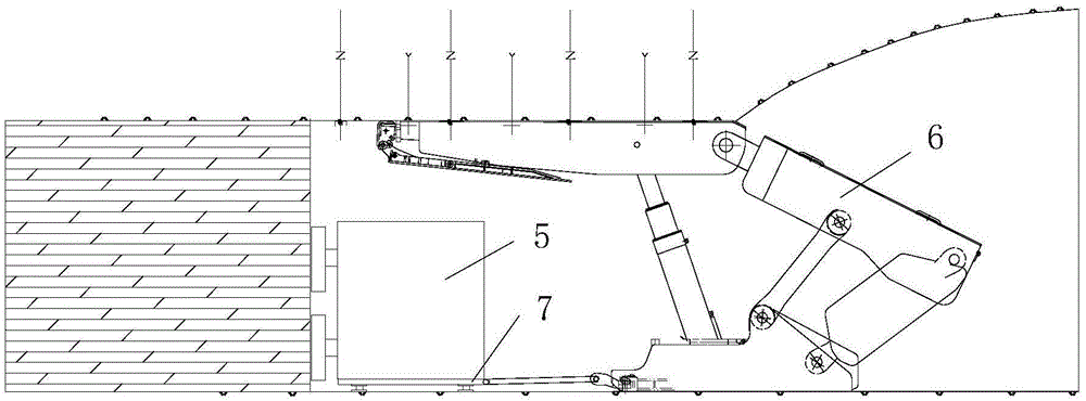 Method for setting up end-mining and withdrawal roadway for fully mechanized coal mining face with large mining height