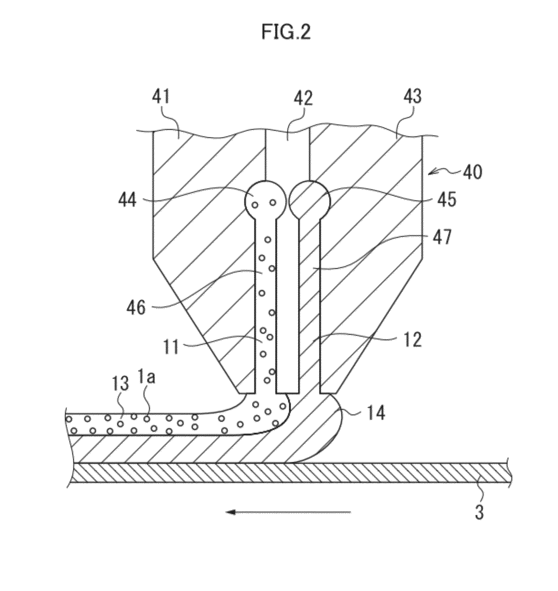 Method for producing laminate film