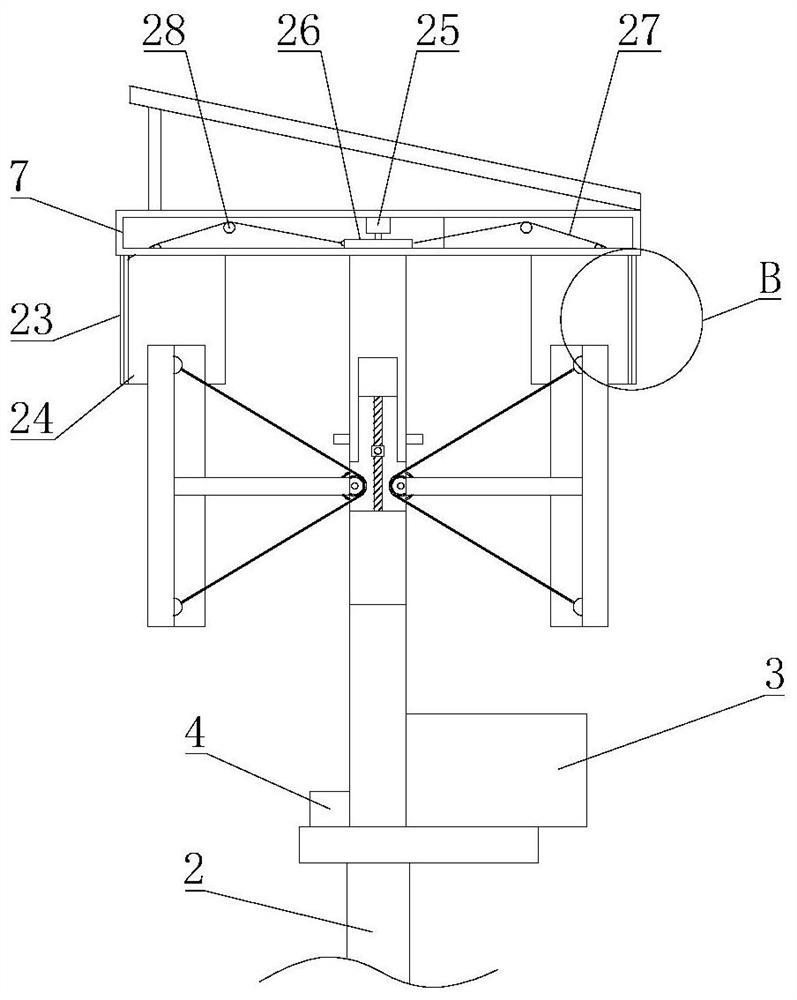 Angle-adjustable windproof 5G antenna equipment