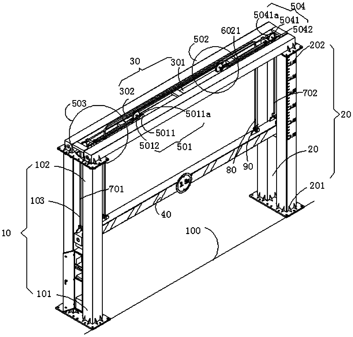 Lifting control device for vehicle release