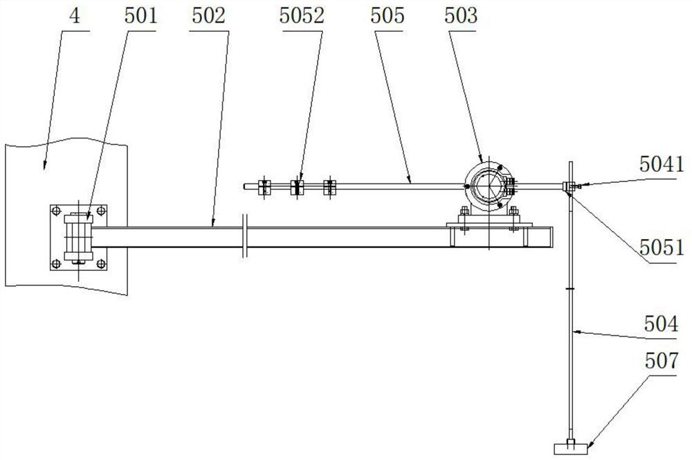 Cast-rolling machine front box liquid level measurement and control system and measurement and control method thereof