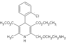 Aspartic acid amlodipine compound and synthesis method thereof