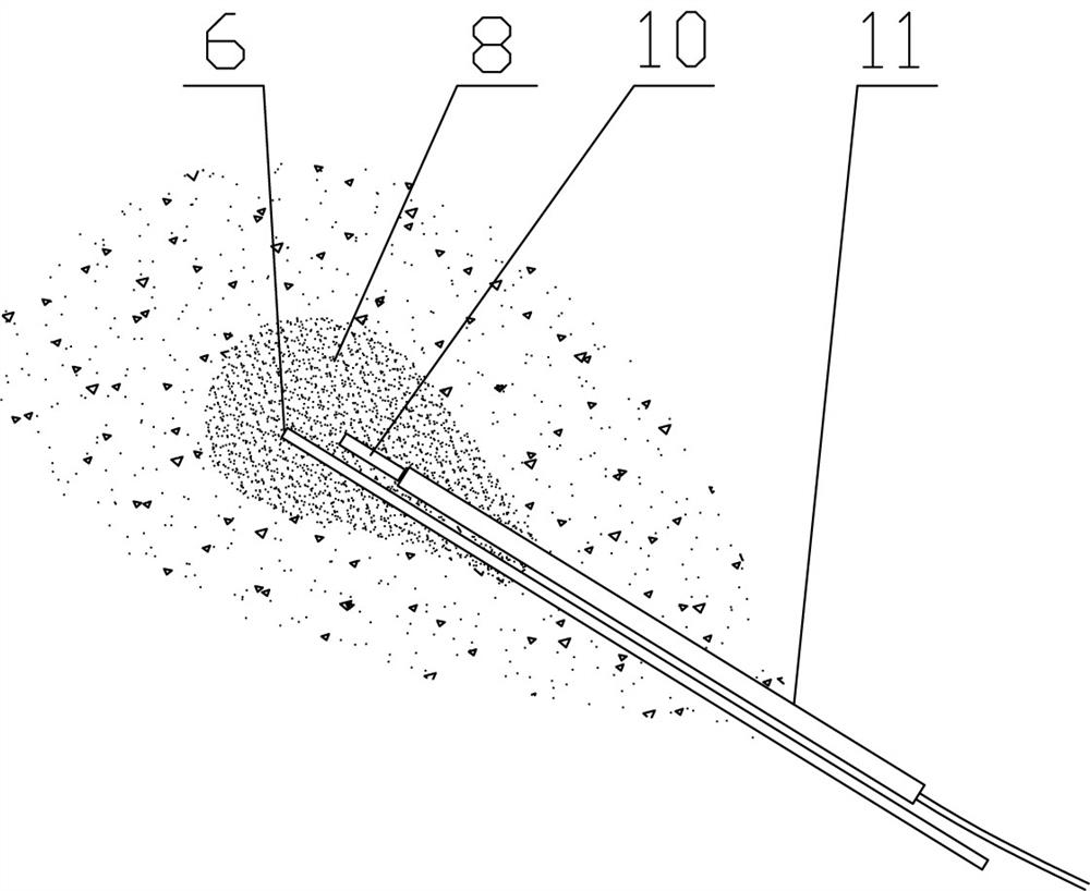 Method for repairing dam crack defect by using magnetic mortar