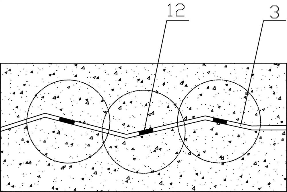 Method for repairing dam crack defect by using magnetic mortar