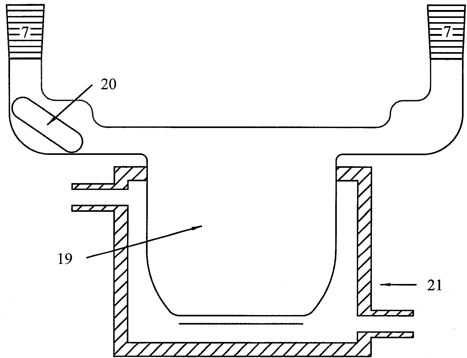 Light-catalyzed reaction negative-pressure loop circuit automatically testing system