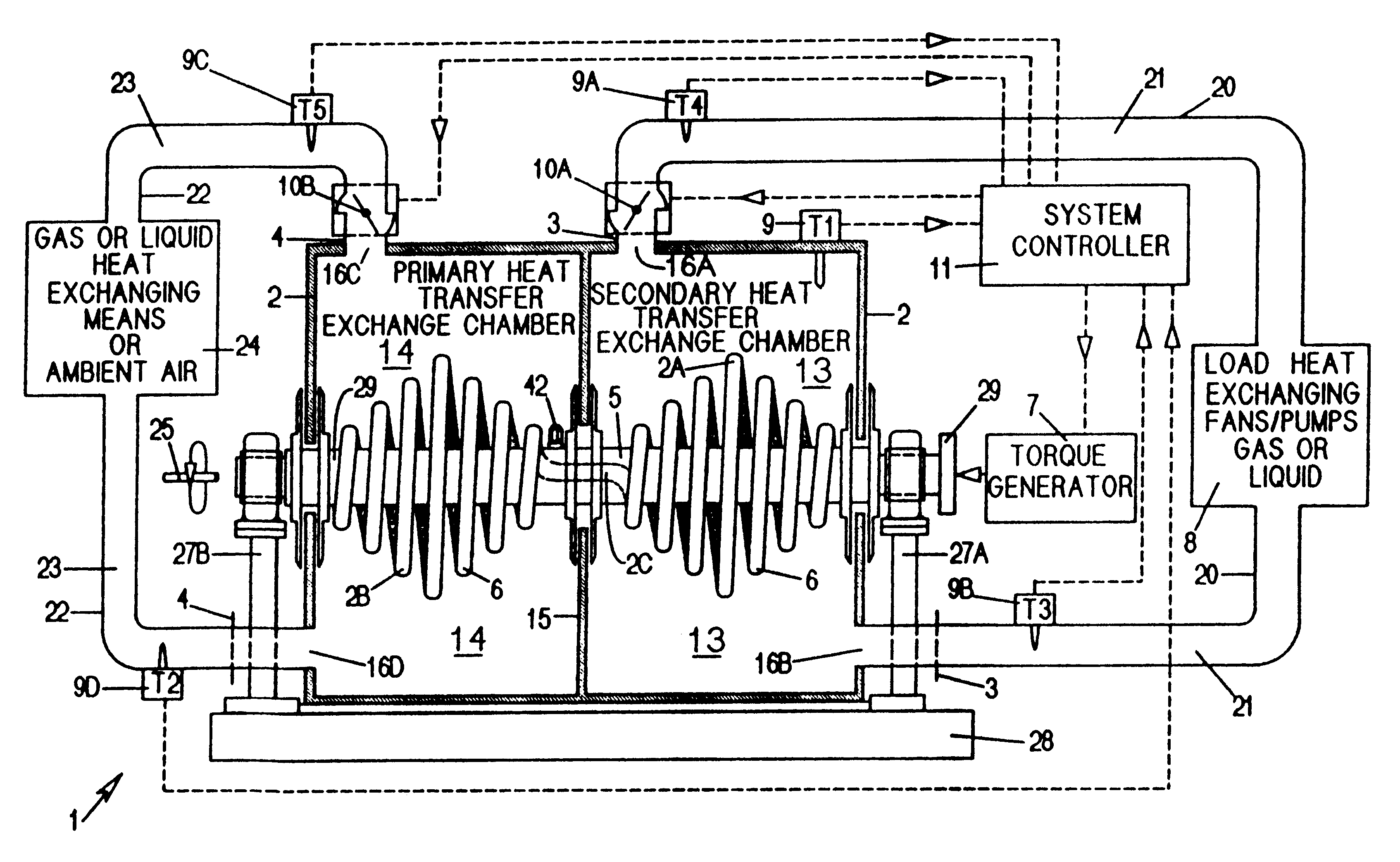 Centrifugal heat transfer engine and heat transfer systems embodying the same