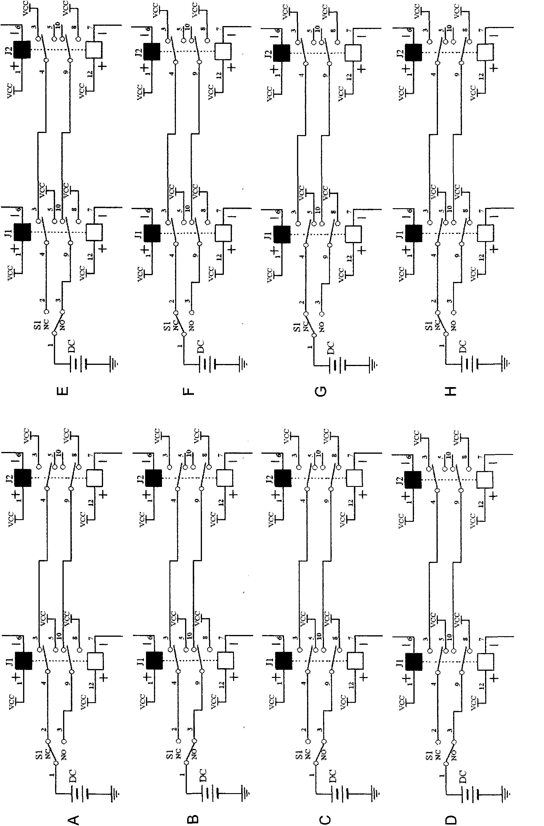 Electrifying control circuit