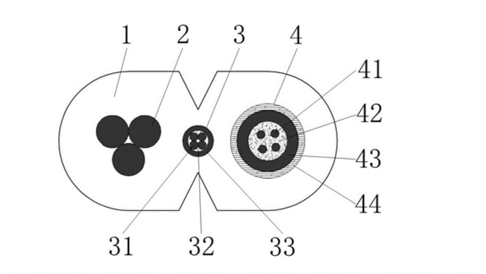 High-sensitivity wide-range stress-strain sensing optical cable and monitoring method thereof