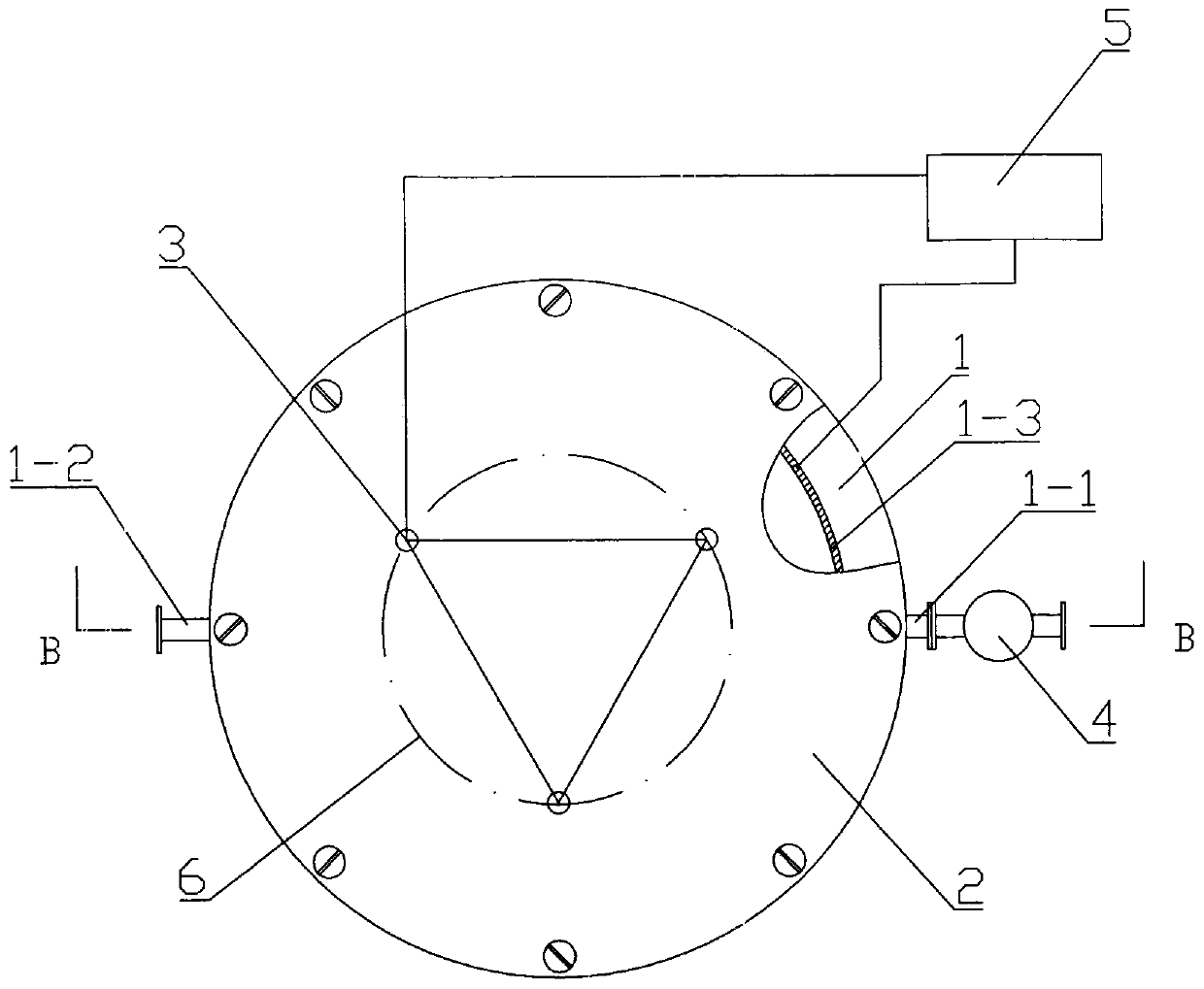 Measurement cavity for improving positively charged 218Po collection efficiency through multi-detector and method