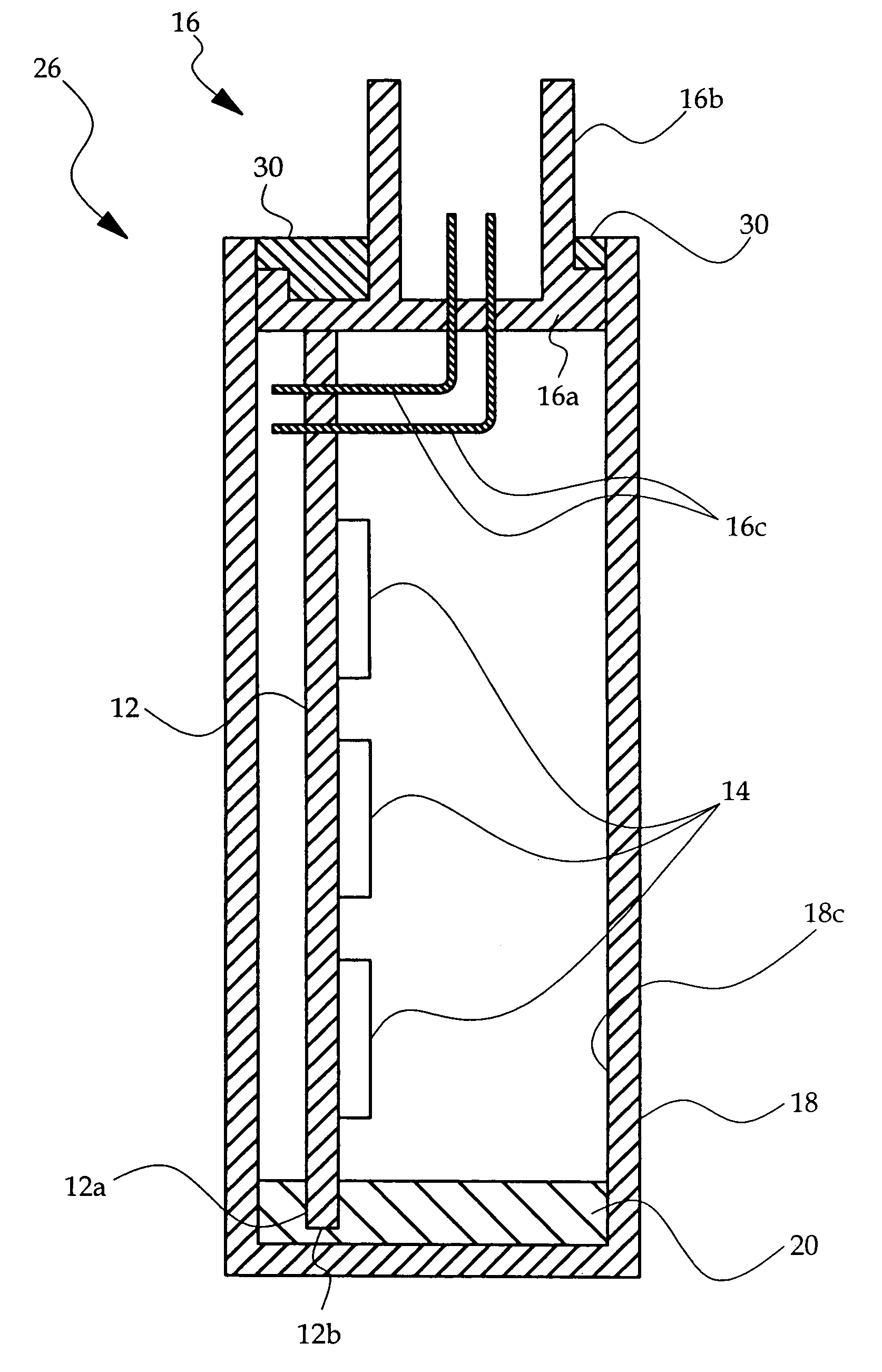 Method of manufacturing a sealed electronic module