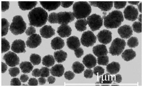 Composite of lanthanum molybdate and ferromagnetic material and its preparation and application of adsorption and dephosphorization