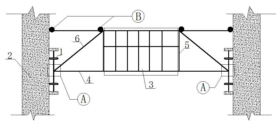 Vertical viscous damper connected energy-dissipating-and-shock-absorbing outrigger truss high-rise structural system