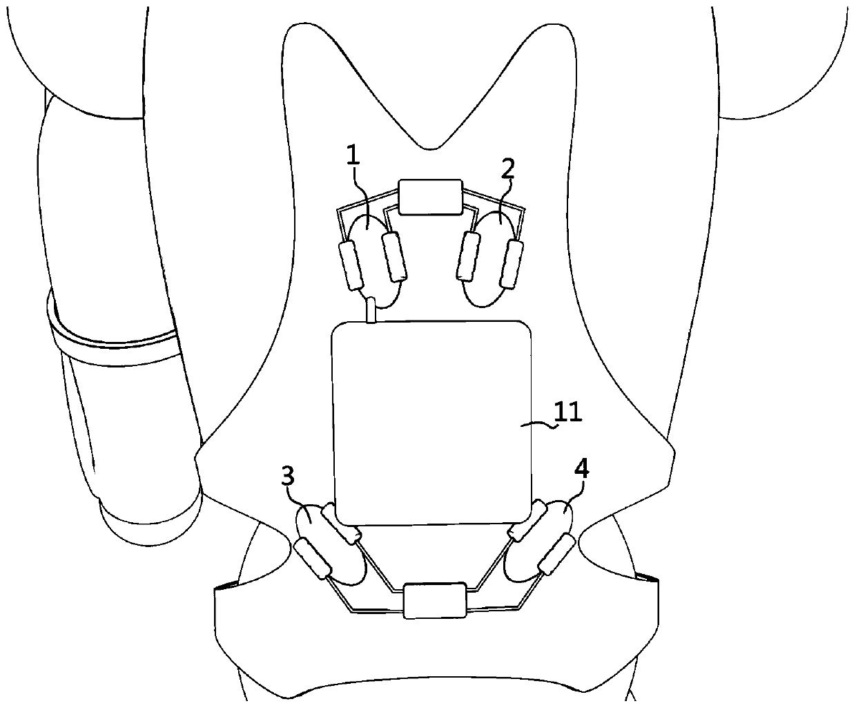 Simulated boxing interaction system controlled by electromyography