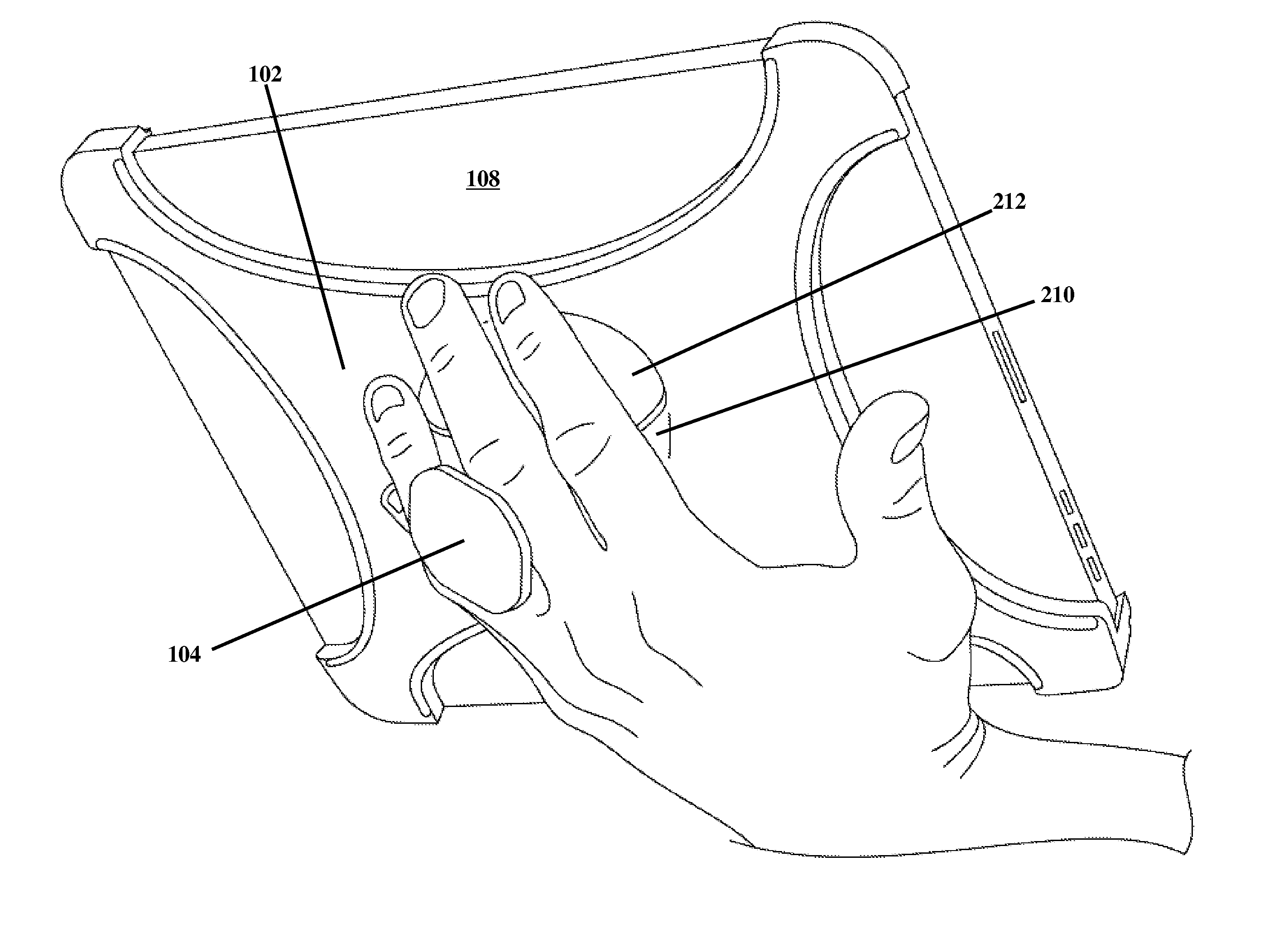 Portable computer holder