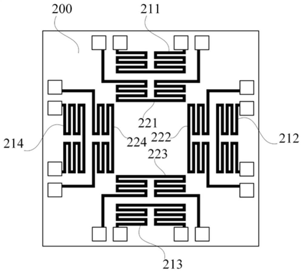 Heating and temperature measuring integrated wind speed and wind direction sensor