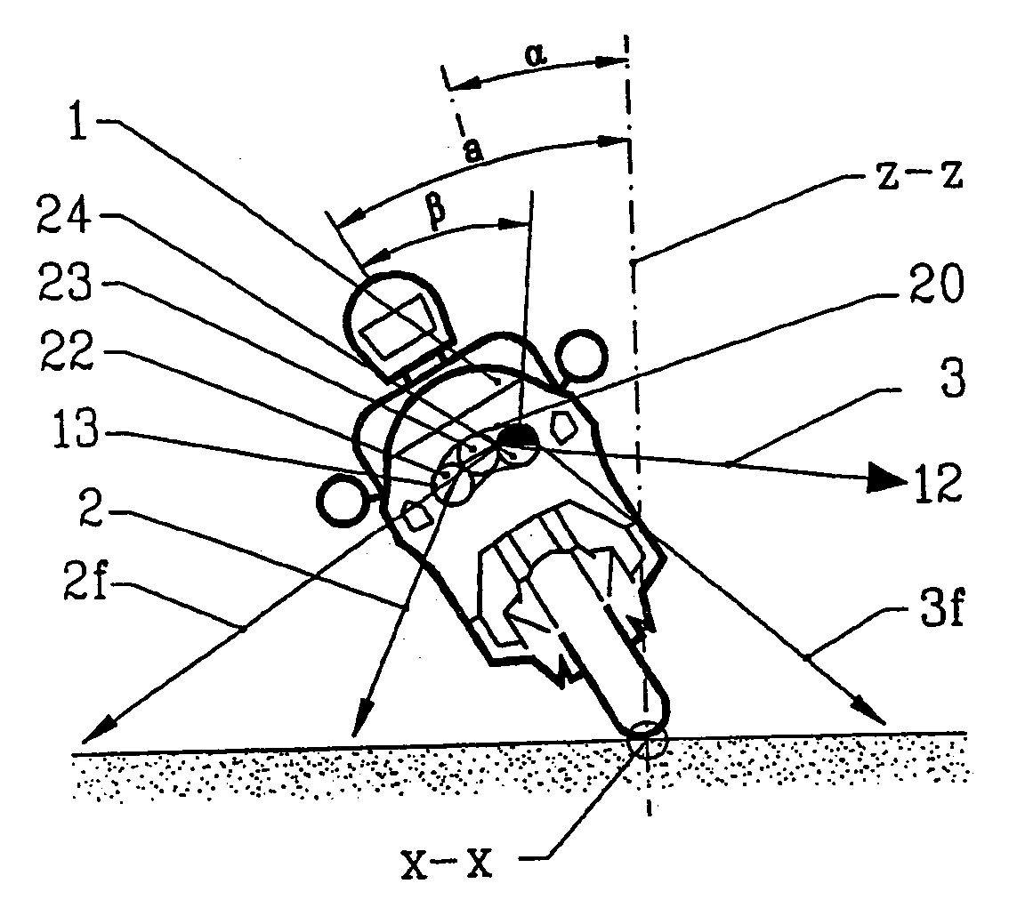 Headlight unit for single-track two-wheeled vehicles