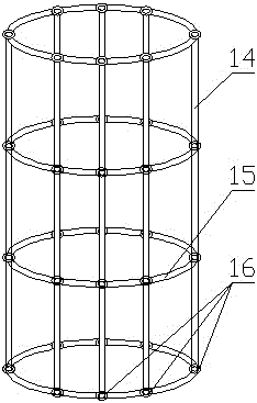 Spin-on double-layer mixed dust bag and its manufacturing process