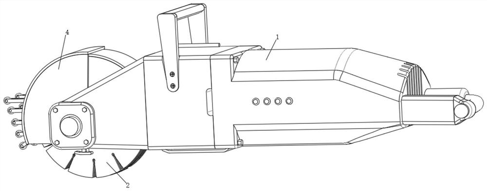 Automatic grooving equipment for water and electricity installation