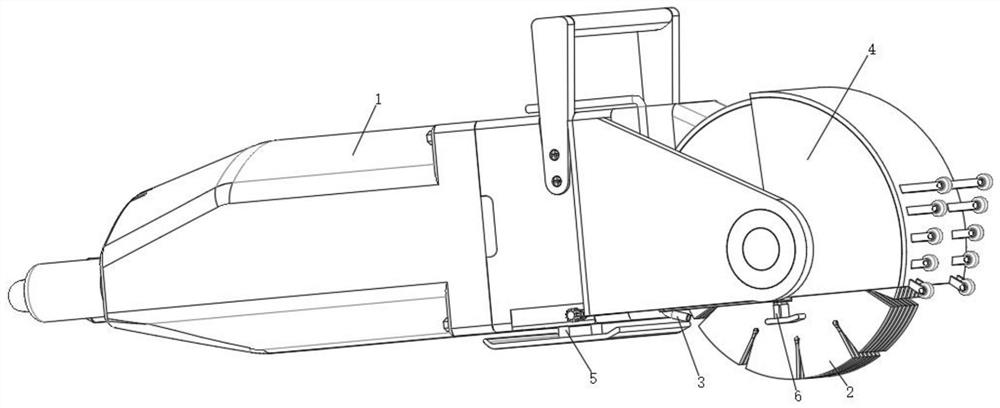 Automatic grooving equipment for water and electricity installation