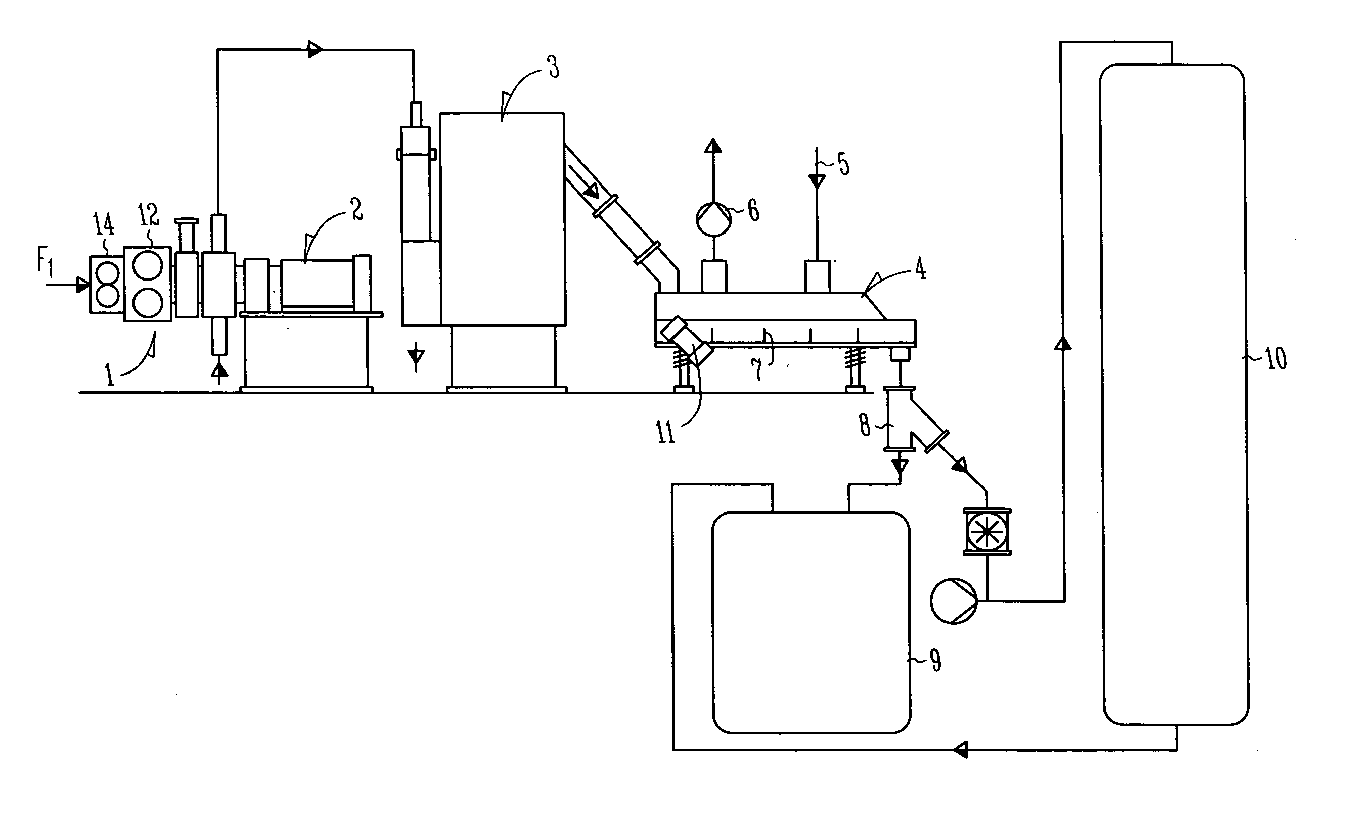 Method and apparatus for thermally processing polyester pellets and a corresponding pellet preparation