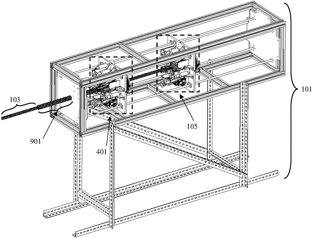 Modular high-redundancy multi-freedom-degree flexible mechanical arm system