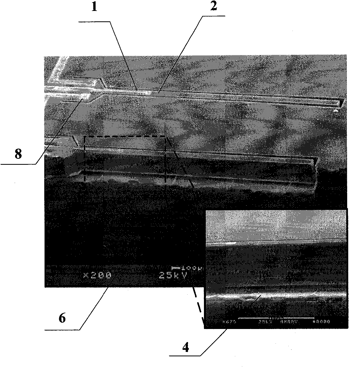 Cantilever beam acceleration transducer manufactured by micro-machining on single side of single silicon chip and method