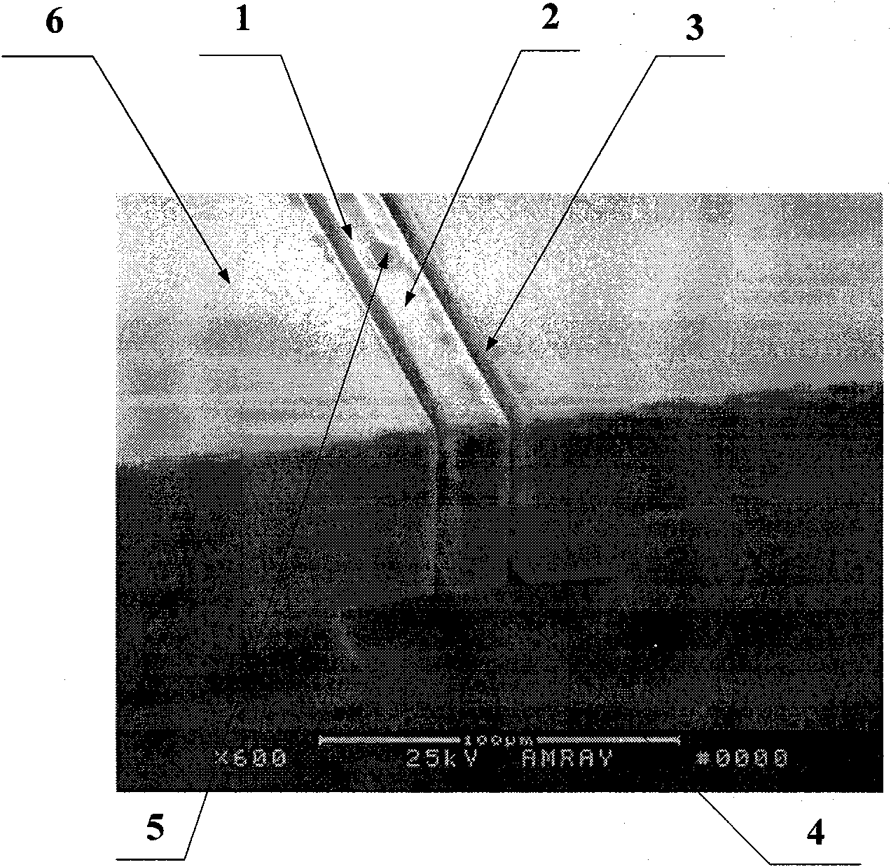 Cantilever beam acceleration transducer manufactured by micro-machining on single side of single silicon chip and method