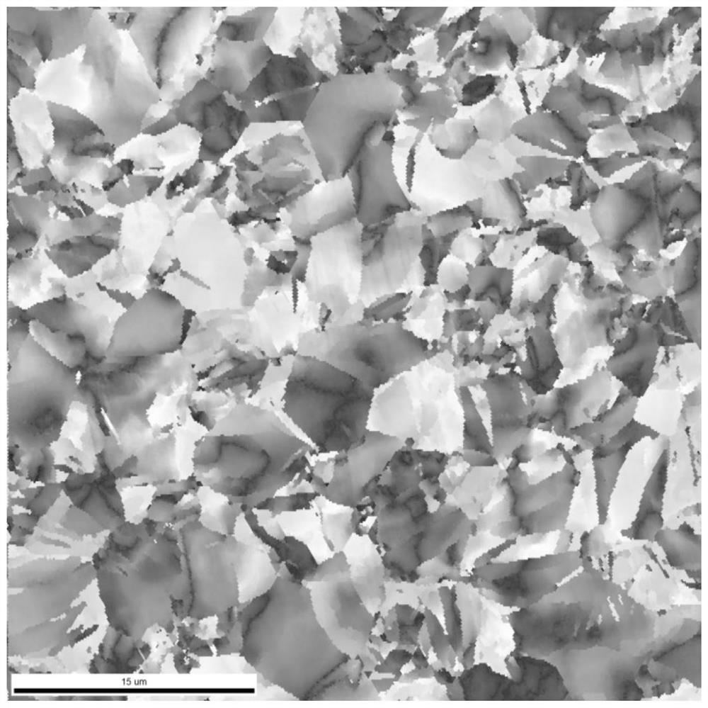 Method for preparing high-purity ruthenium target EBSD samples