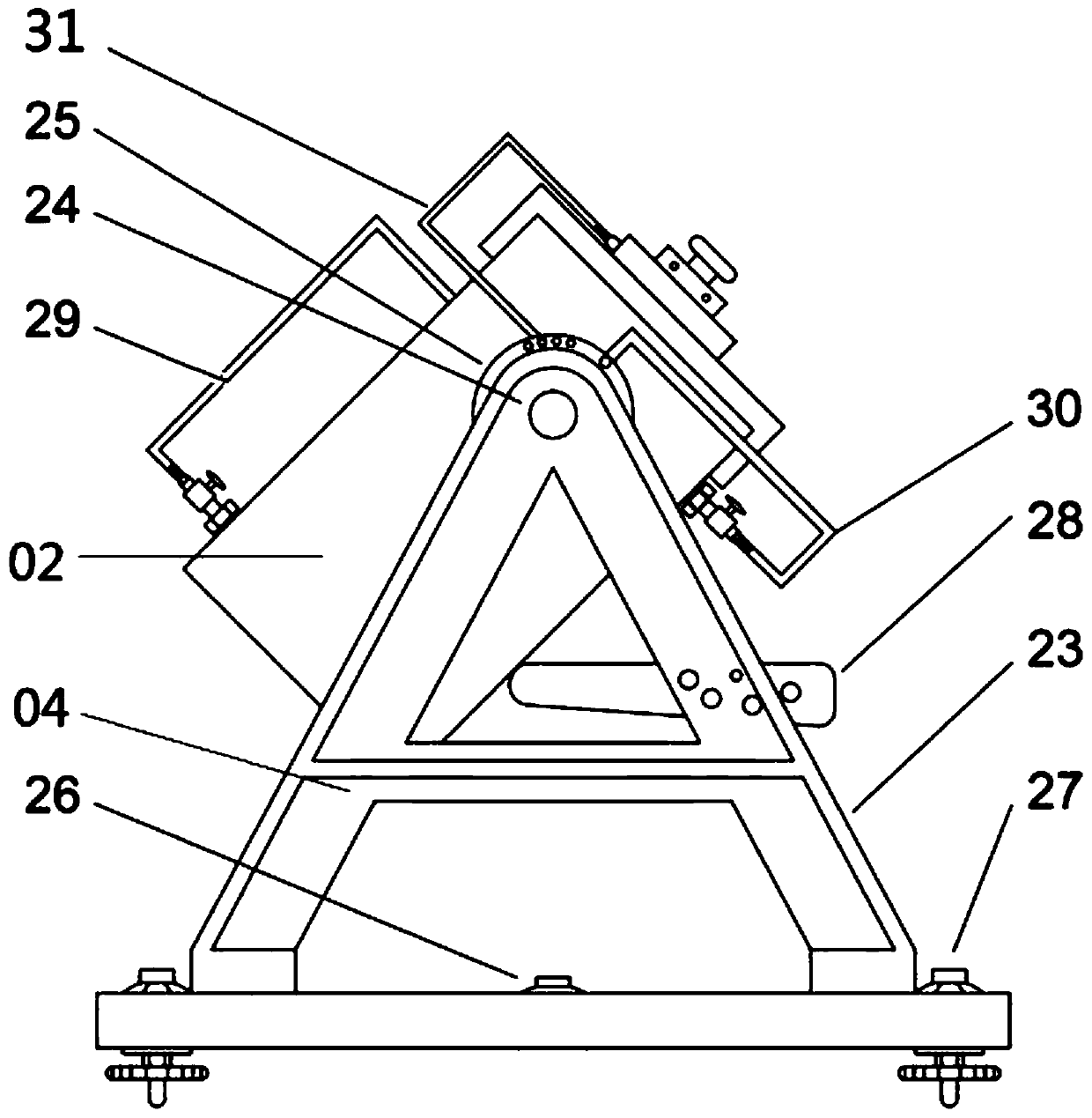 Kinematic viscosity measuring device and using method thereof