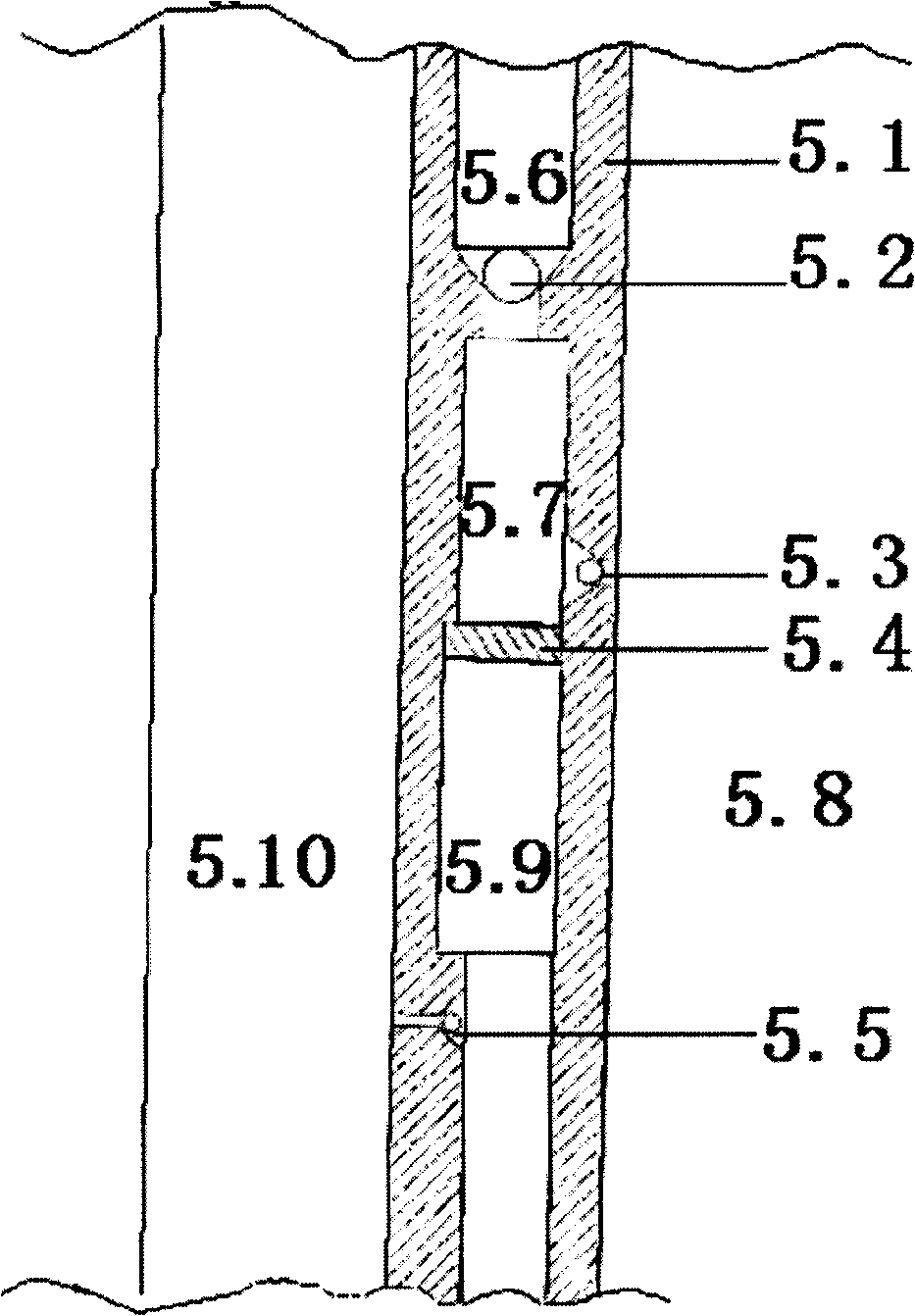 Thin interlayer steam injection thermal production well mixing-proof well completion process