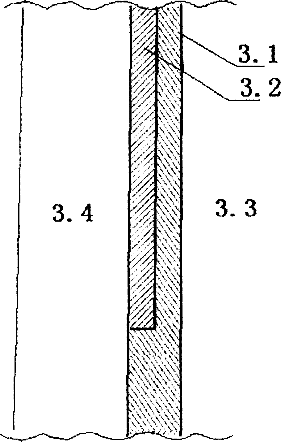 Thin interlayer steam injection thermal production well mixing-proof well completion process