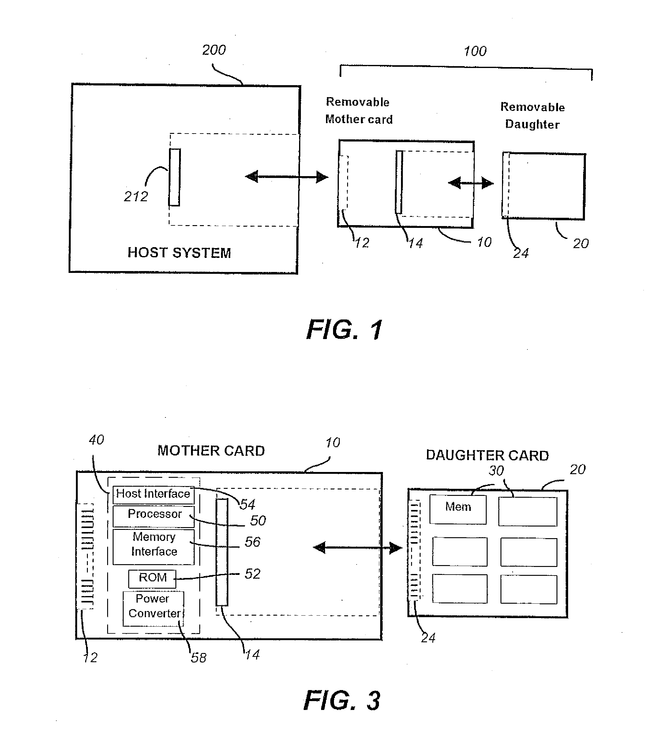 Removable Mother/Daughter Peripheral Card