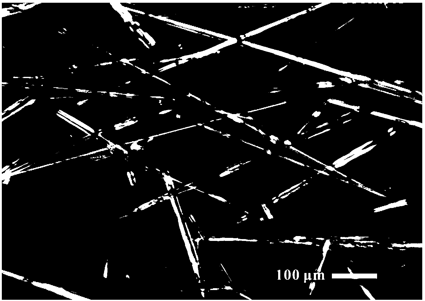 Method for preparing calcium sulfate whisker through recrystallization