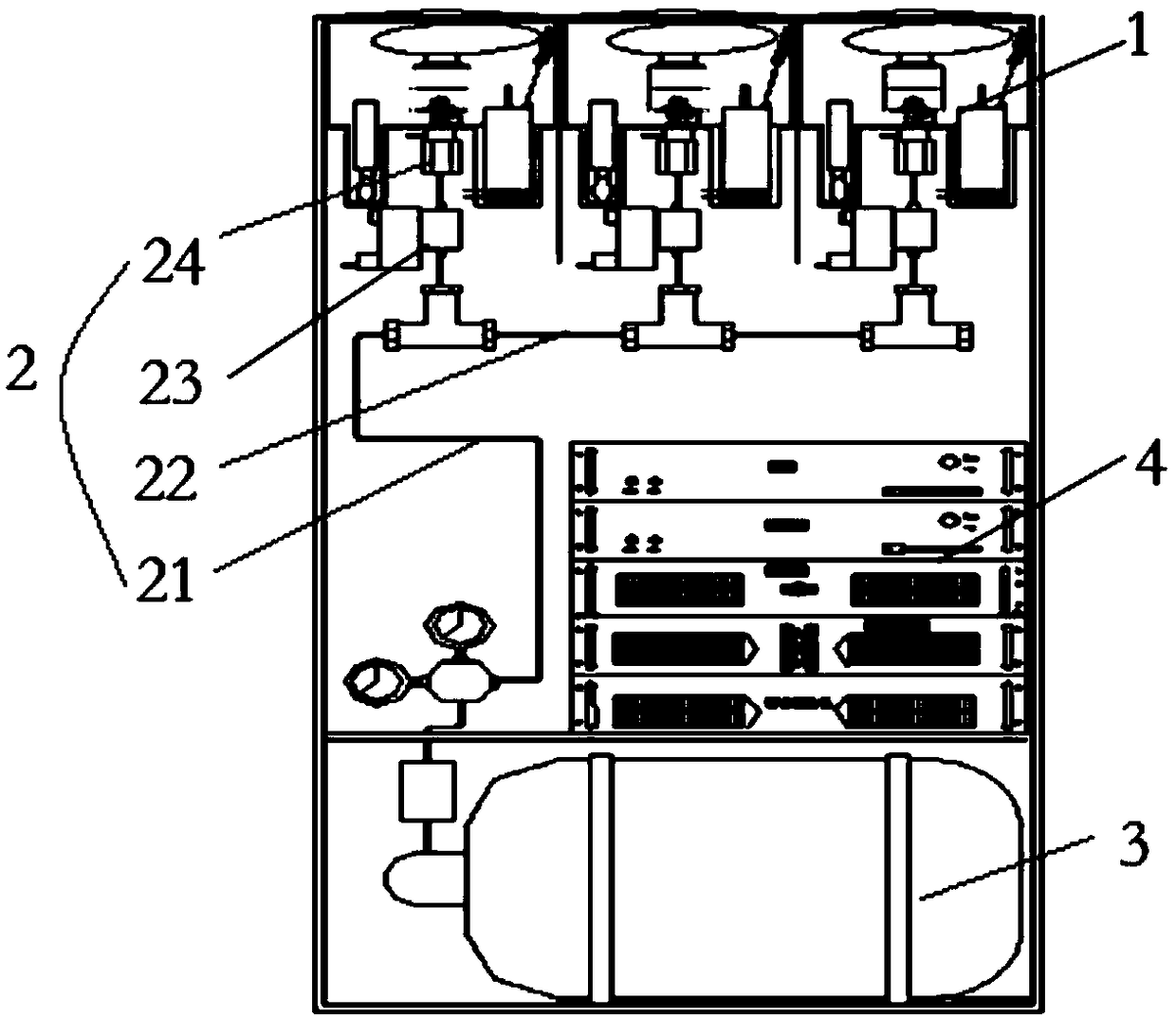 Miniaturized automatic balloon-releasing system