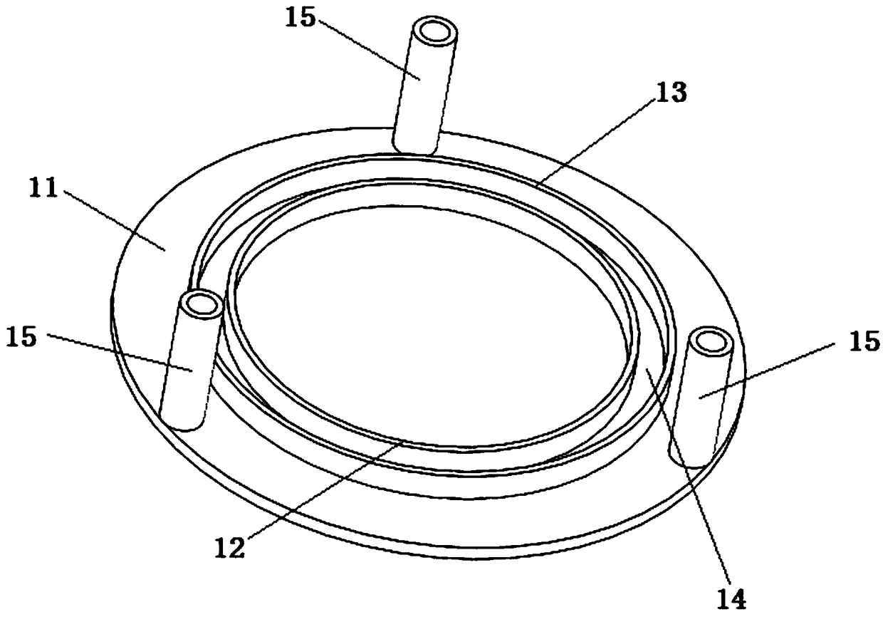 Water feeding device for chicken farm and water feeding method