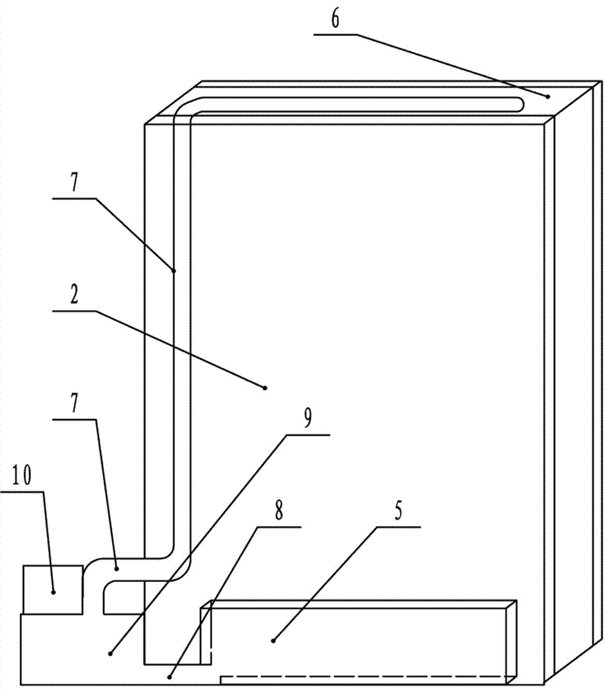 Prefabricated house frame structure