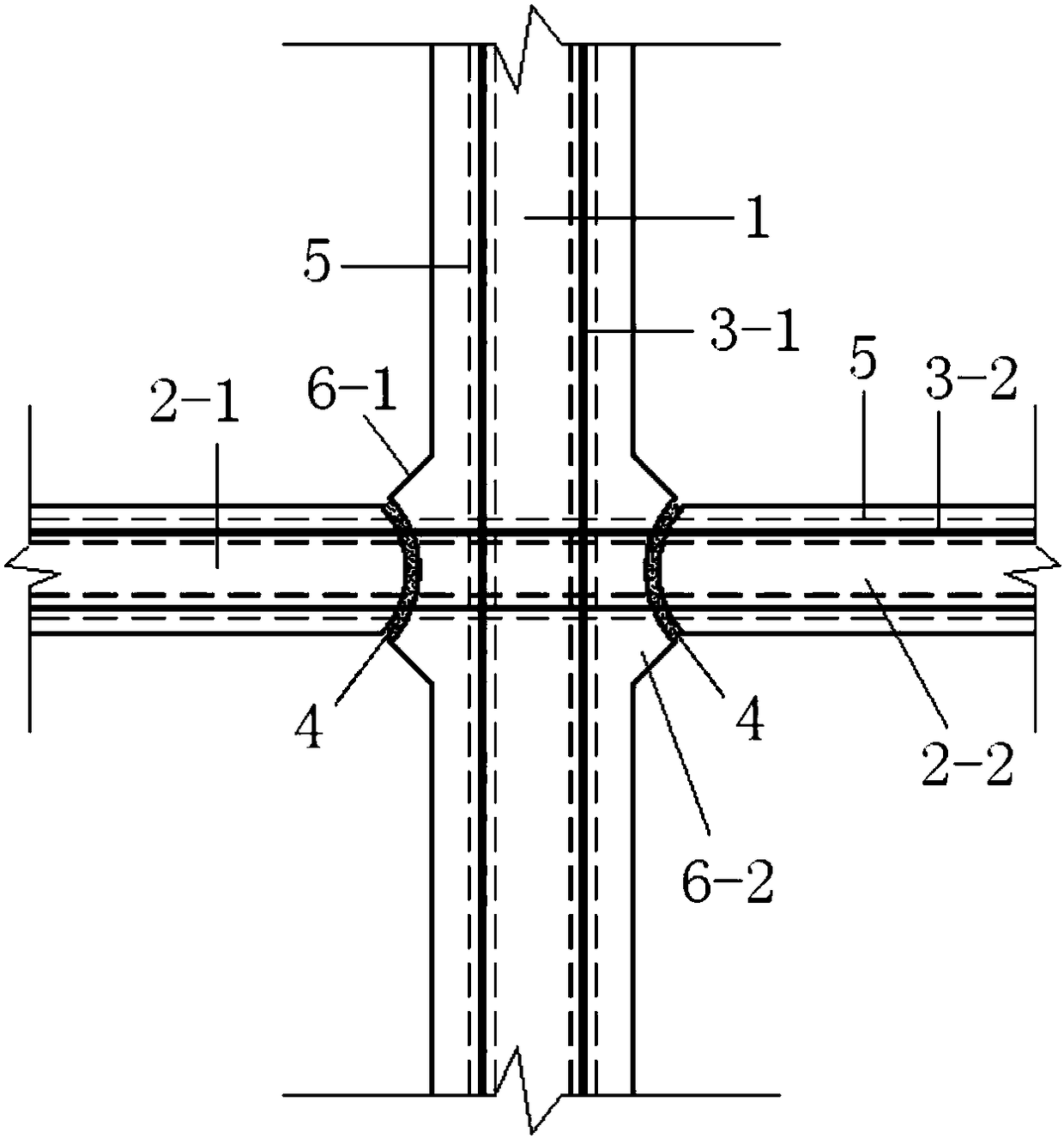 Prestressed Prestressed Prefabricated Concrete Node Surface Connection Structure