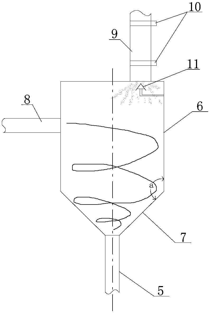 White clay mixing device for grease decolorization