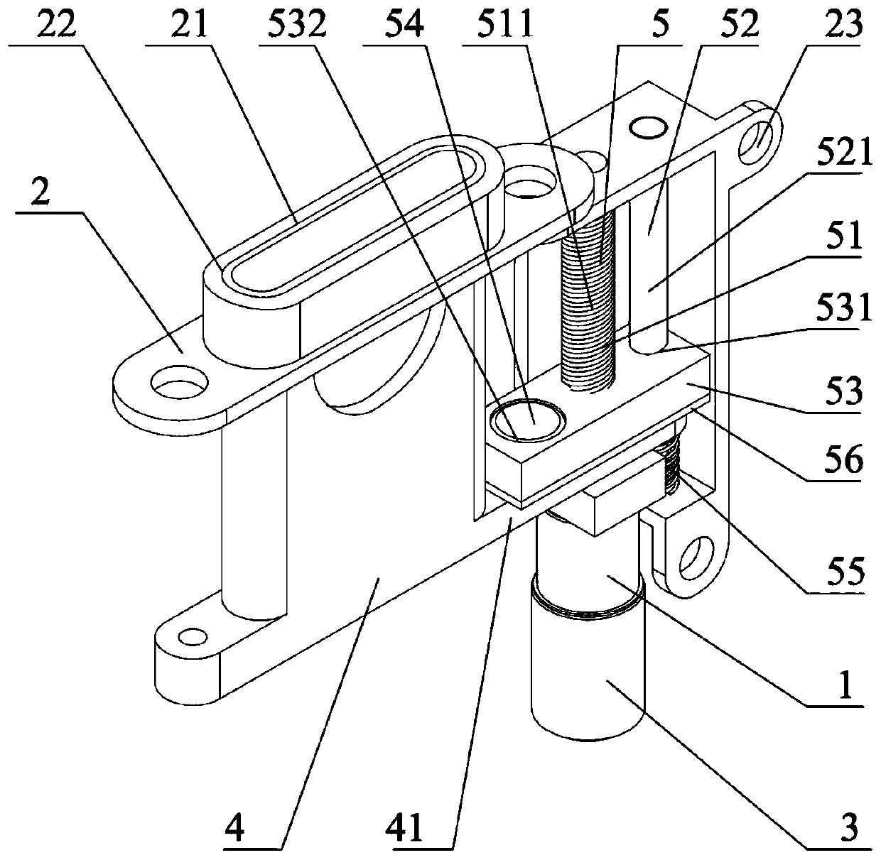 Magnetic absorption separated lifting camera