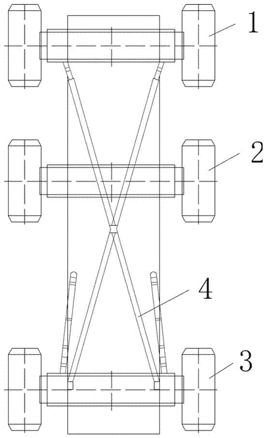 Steering and driving control method of electric flatbed truck