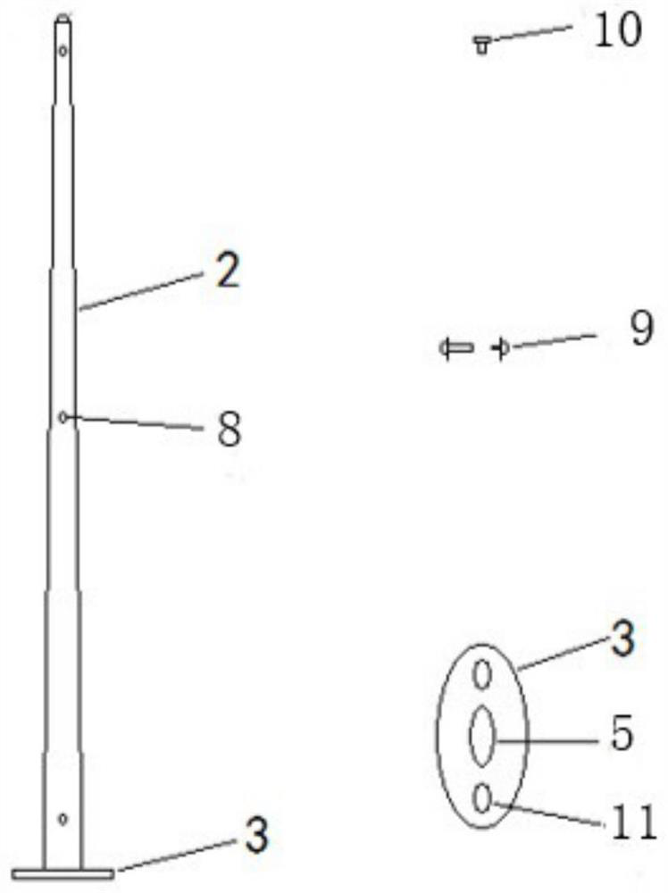 Sleeved type flexible wing anti-glare panel