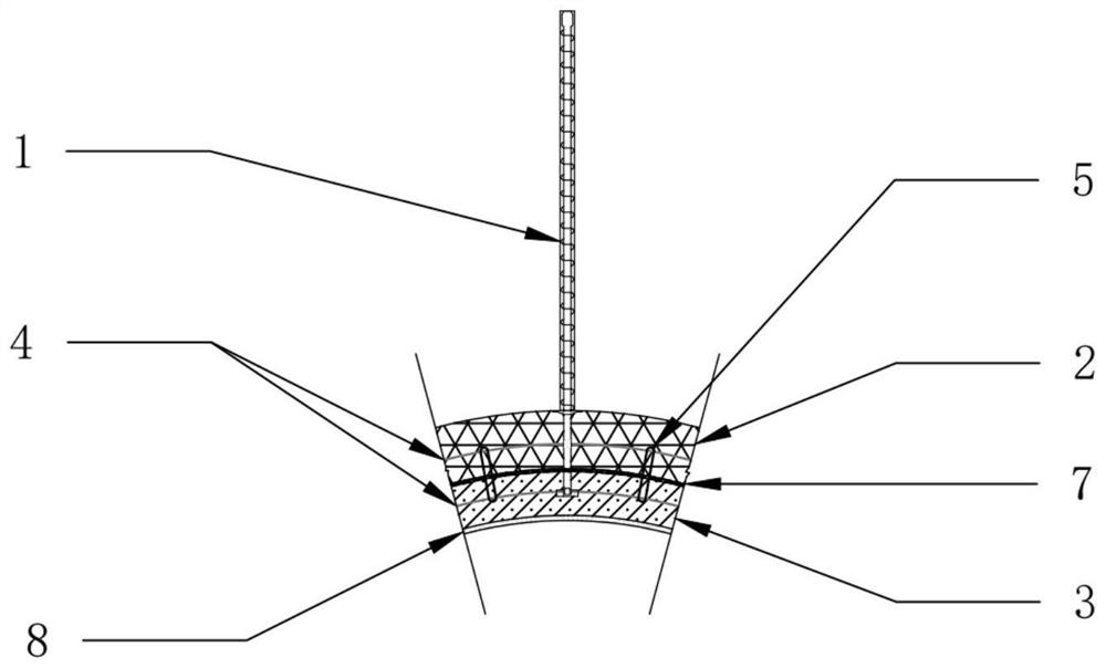 Composite lining structure of high-pressure diversion tunnel