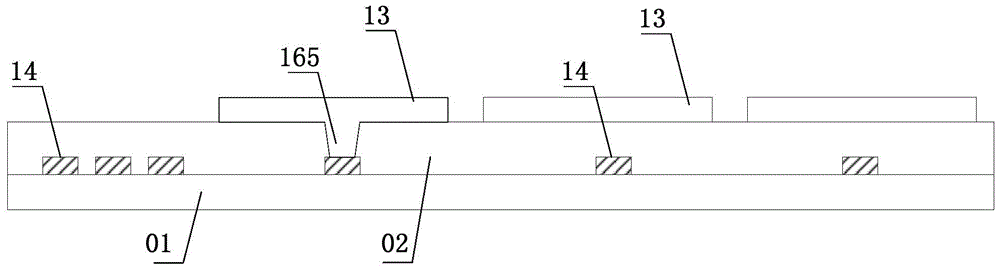 Array substrate, touch control display panel and touch control display device