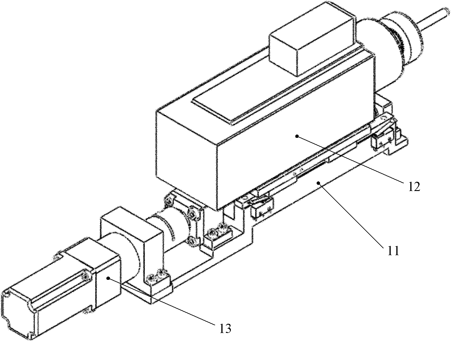 End effector for automatically drilling curved surface