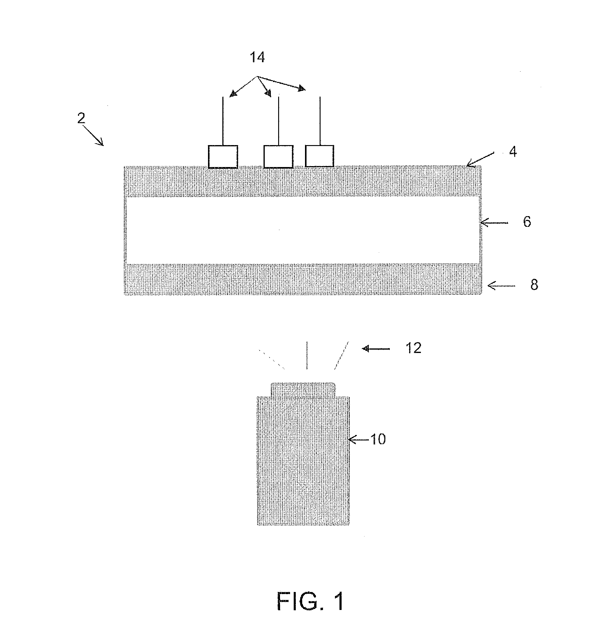 Near field detector for integrated surface plasmon resonance biosensor applications