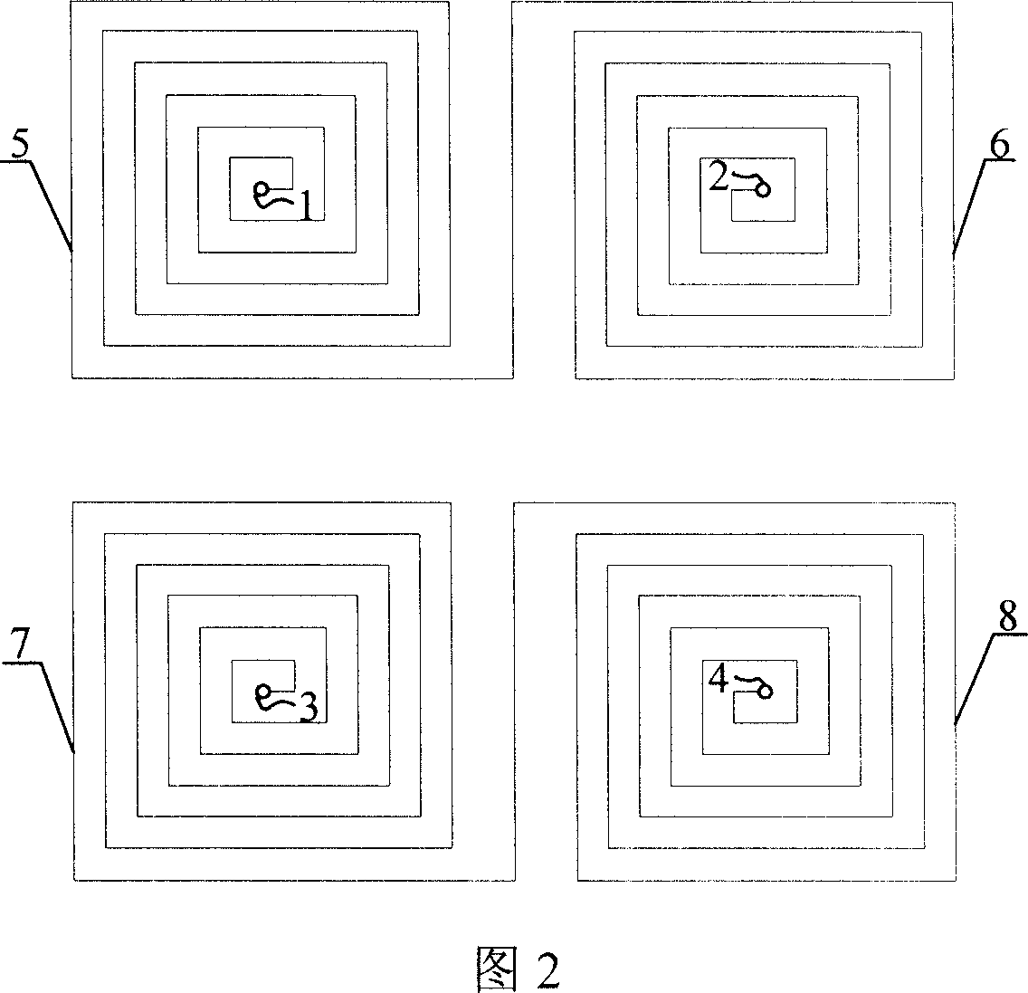 PCB hollow coil current-sensing device