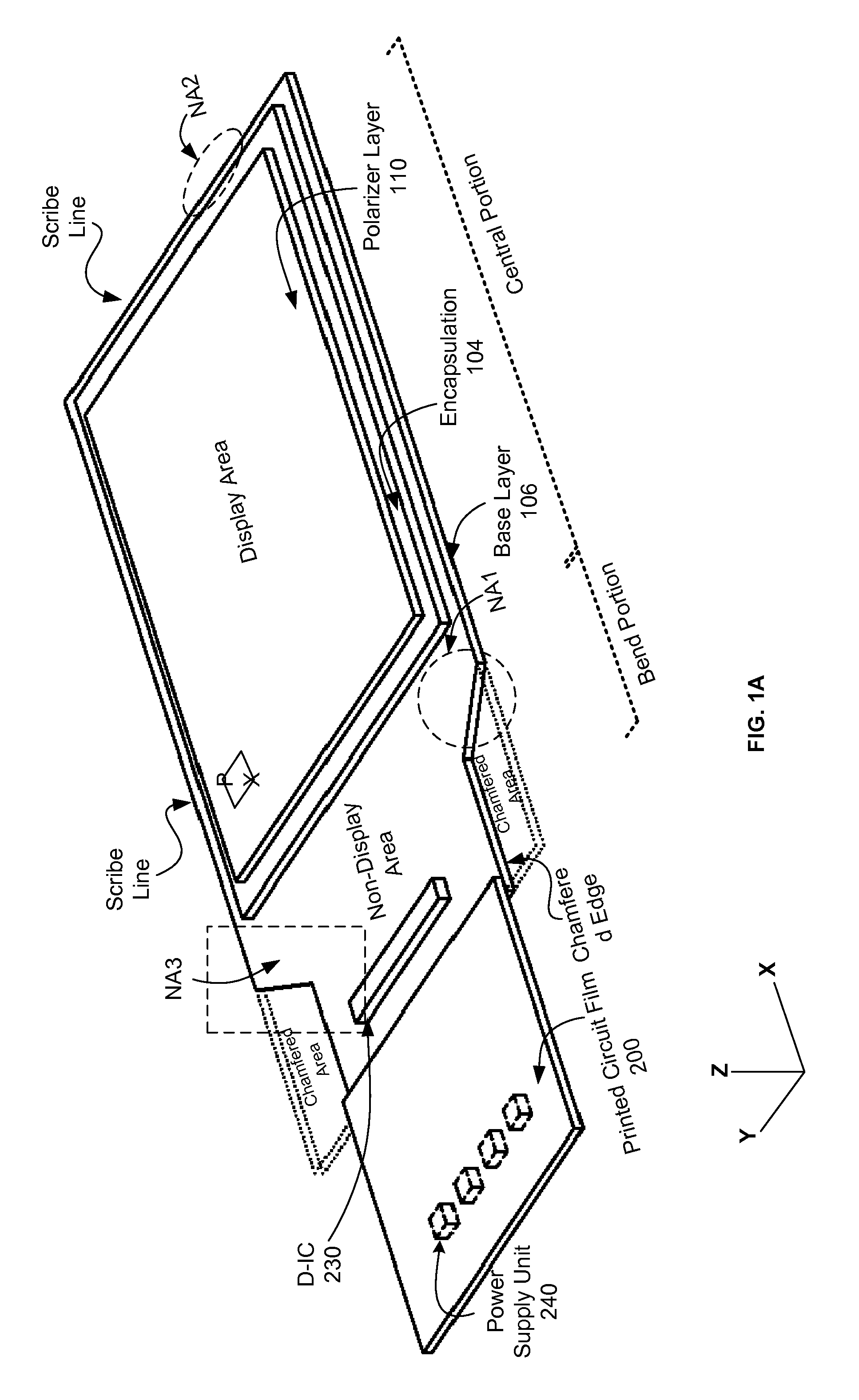 Flexible organic light emitting diode display device