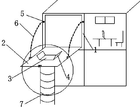 Embedded type single escape wellhead