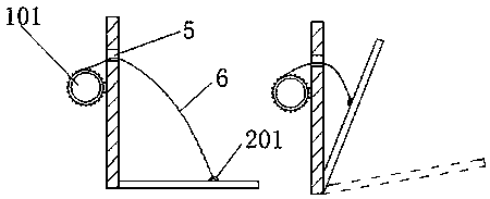 Embedded type single escape wellhead